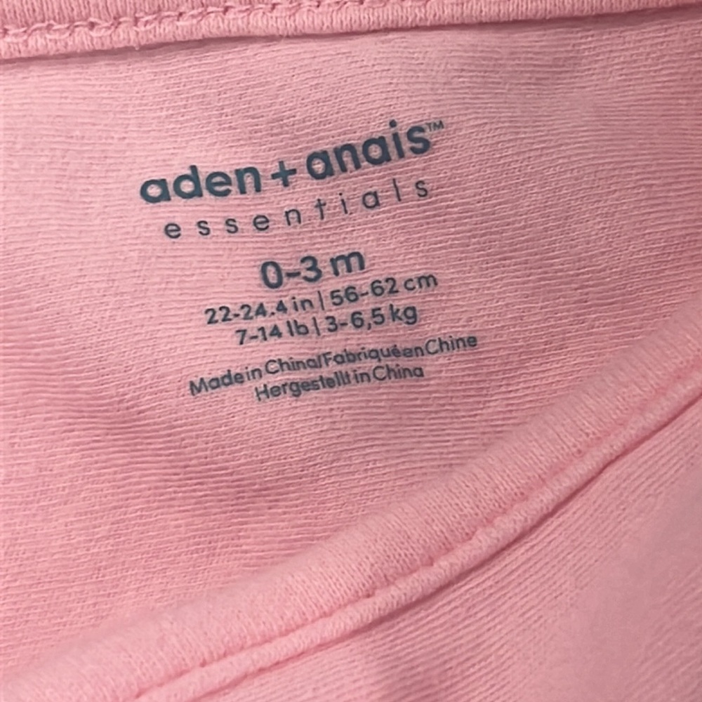 Aden + Anais 0-3 Months Pink Newborn 7-14 Lb Sleep Wrap Swaddle Sack - Picture 2 of 7